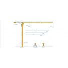 Truemax Tower Crane Hoist Crane (TCP5510)