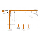 Truemax Tower Crane Hoist Crane (TCP6513)