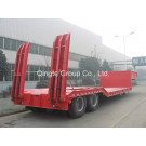 Two Axle, Platform, Low Bed Semi Trailer (QDT9272T)