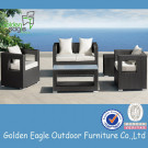 UV Resistant PE Rattan Furniture, 4PCS Simple Furniture