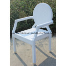 Unique Outdoor Furniture White Rattan Chair (CF1005C)