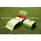 Unique Outdoor Rattan Chair with Ottoman Furniture (2051LC)