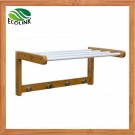 Wall Mounted Bamboo Towel Hanger / Towel Bar for Bathroom Accessories