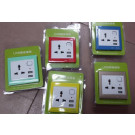 Wall Socket with USB Port, Universal Wall Socket with USB