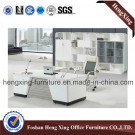 White Cheery Wooden L Shape Office Desk (HX-NJ5308)