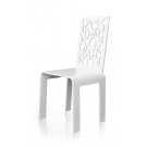 White Hollow out Plastic Chair for Dining Room