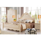White Painted Furniture French Bed for Bedroom (JB-8012)