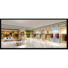 Wholesale Lady Garment Display Clothes Shop Furniture with LED Lights
