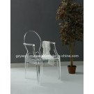 Wholesale Transparent Acrylic Ghost Chair with Armrest