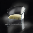 Wholesale Transparent Acrylicl Lleisure Chair Living Room Furniture with Cushion