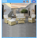 Wicker Furniture Round Rattan Weaving Patio Sofa Balcony Sofa Hotel Sofa