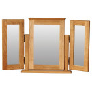 Wood Frame Dressing Mirror with Oak Frame