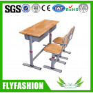 Wooden Detachable Double Student Table and Chair Classroom Furniture