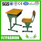 Wooden Middle Cheap Single School Desk and Chair Classroom Furniture