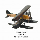 Wooden Toy Plane Model for Adults and Kids