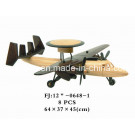 Wooden Toy Plane Model for Adults and Kids