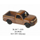 Wooden Toy Truck Model for Adults and Kids