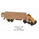 Wooden Toy Truck Model for Adults and Kids