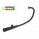 Ww-7313 Jh70 Motorcycle Muffler, Motorcycle Exhaust Pipe, Motorcycle Part