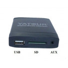 Yatour DMC Car Audio Music Player USB SD MP3 Bluetooth Interface