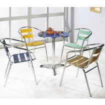 Aluminum Aluminium Leisure Coffee Dining Patio Outdoor Garden Chair