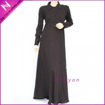 Black Jersey Fashion Jalabiya