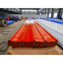 Elegent Red Color Corrugated Roofing Sheet for Small Country Prefab House