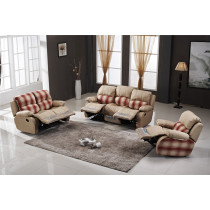 Fabric Sofa Metal Mechnism Recliner Sofa (2719-A)