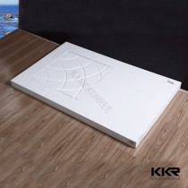 High Glossy Acrylic Solid Surface Rectangular Shower Tray