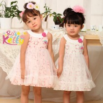 Hot Sell Fashion Baby Puffy Frocks, Wholesale Baby Clothes (9233V)