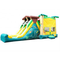 Inflatable Bounce Slide Combo with Jumping Castle Jw0916-1