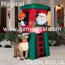 Inflatable Santa and Deer Model Family Set (MIC-365)
