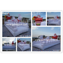 Inflatable Snowfield with Santa Claus (MIC-255)