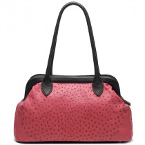 Ladies Genuine Ostrich Leather Bag Trends Lady Handbags (J450-B993)