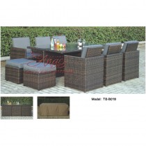 Leisure Outdoor Rattan Patio Modern Dining Furniturefor Garden