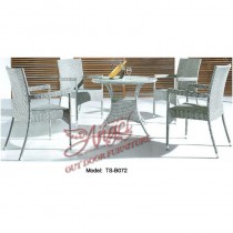 Rattan Outdoor Leisure Garden Table Set for Patio