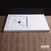 Retangular Solid Surface Stone Shower Pans