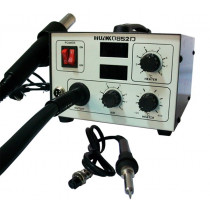 HUAKO 852D 2-in-1 Antistatic Unsoldering Equipment With Hot Air