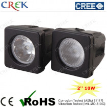 10W Square CREE LED Work Light for Motorcycle with CE RoHS IP68 (CK-WC0110B)