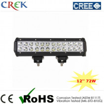 12'' Inch 72W LED Light Bar 24PCS * 3W Spot Beam CREE LEDs (CK-BC21203)