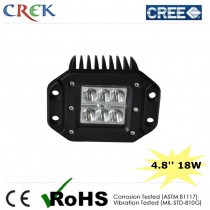1440lm 4.8'' Inch 18W LED Automotive LED Work Lights, CREE LED Work Lamp 6000-6500k (CK-WC0603B)