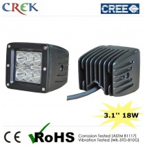 3.1'' Inch 18W Spot/Flood LED Work ATV 4X4 off Road Bar Auto LED Light Driving Lamp (CK-WC0603A)
