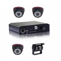 Basic 4CH SD Card Mobile DVR Car DVR Mobile DVR for Vehicle, 4 Channel, D1/HD1/CIF, 3G, GPS Include