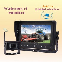 Digital Wireless Waterproof Heavy Duty Rear View Camera for Farm Tractor, Combine, Cultivator, Plough, Trailer, Truck