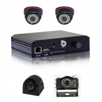 Functional 4CH Android Live View SD Card Mobile DVR