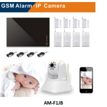 GSM Wireless Remote Monitoring Intruder Alarm System with IP Camera
