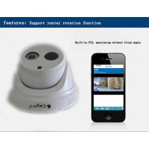 IP66 High Reliability Real Time Alarm Surveillance IR IP Camera