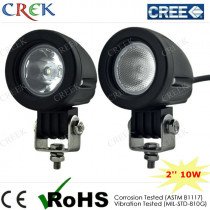 Round 10W LED Work Light for Motorcycle with CE RoHS IP68 (CK-WC0110A)