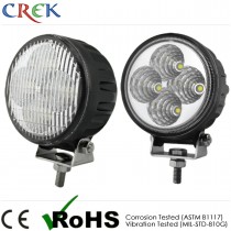Round 12W LED Work Light with CE RoHS IP68 (CK-WE0403A)