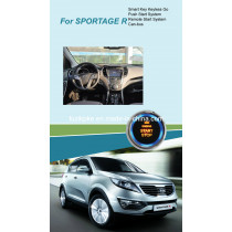 Sportage R Entry Keyless Go Smart Key Push Button Remote Start Can-Bus Alarm for KIA